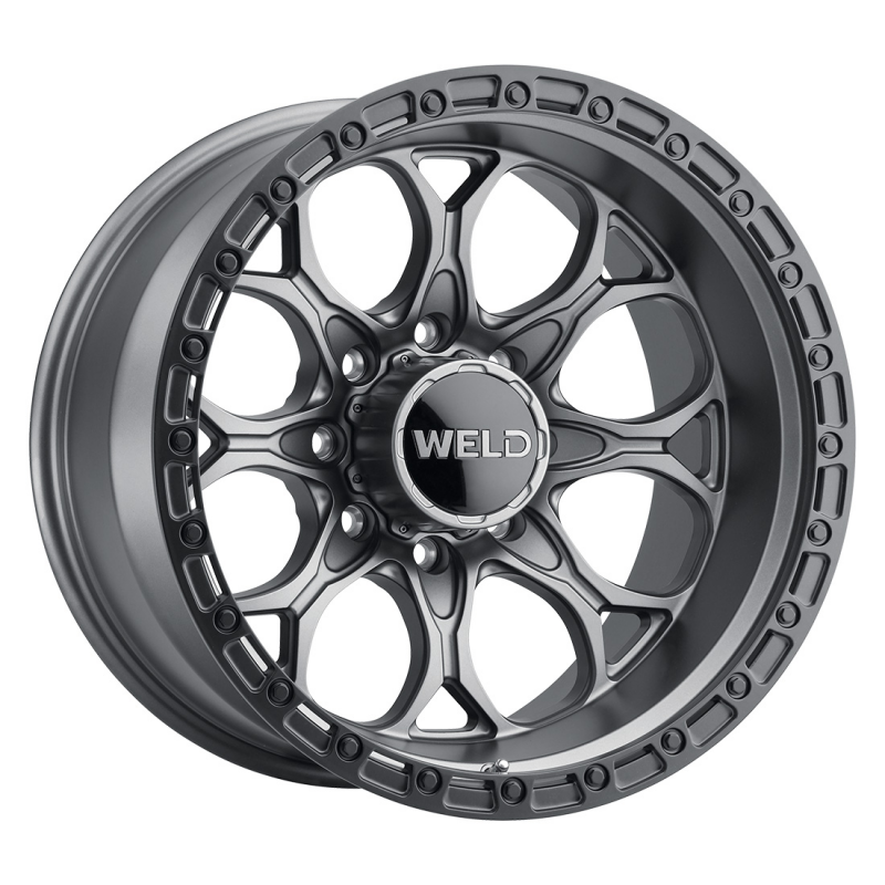 Weld Ledge 8 20x10 / 8x165.1 / 4.75 BS / 125.1 HB - Satin Gunmetal - Non-BL Wheel