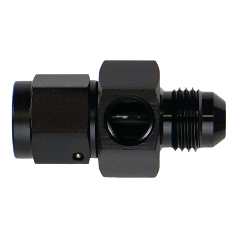 DeatschWerks 6AN Male Flare to Female Flare Swivel with 1/8th NPT