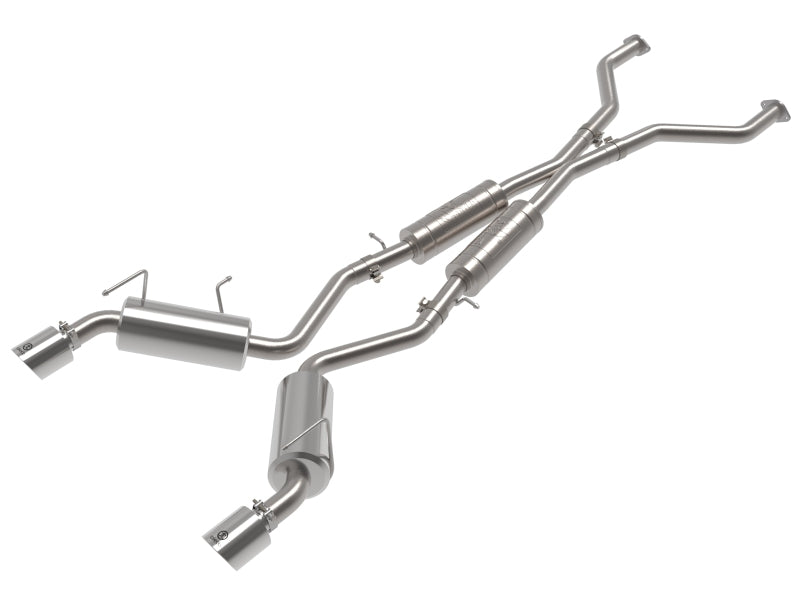 aFe Takeda Cat-Back Exhaust System Nissan 370Z 09-20 V6-3.7L- Polished Tip