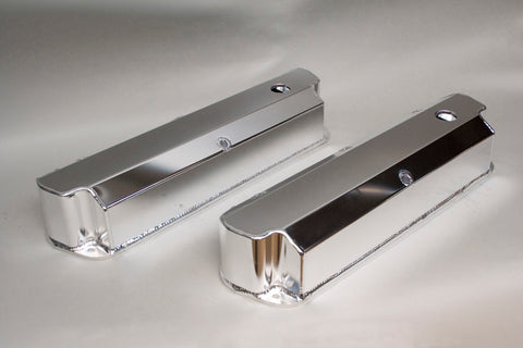 PRW - Valve Cover Set, Aluminum, Fabricated Billet Rail - 4030211