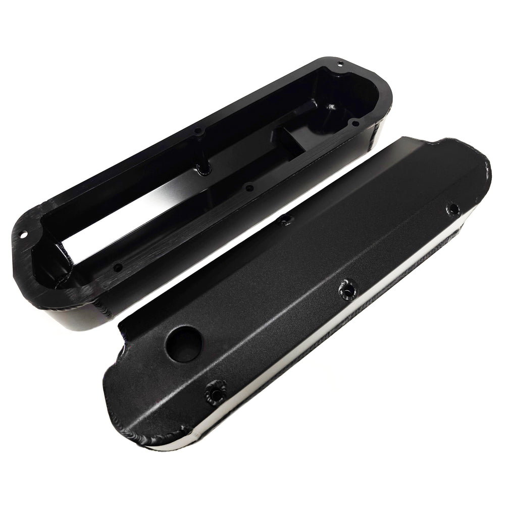 PRW - Valve Cover Set, Aluminum, Fabricated Billet Rail - 4030217