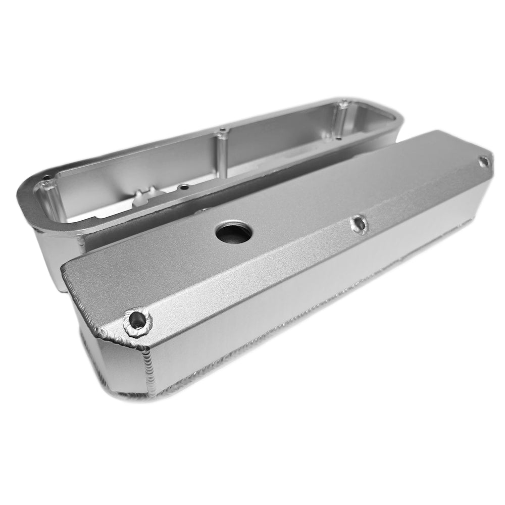 PRW - Valve Cover Set, Aluminum, Fabricated Billet Rail - 4031800