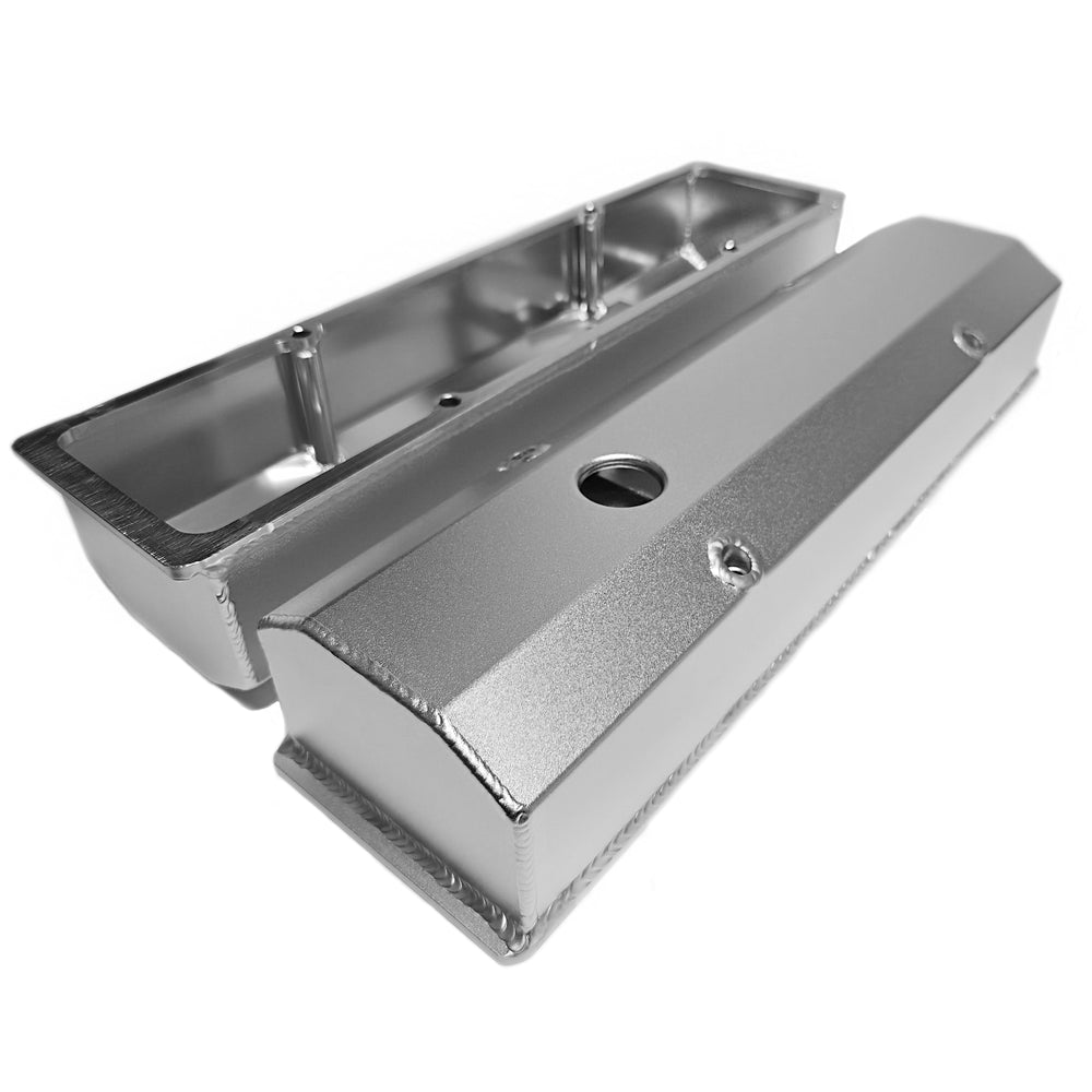 PRW - Valve Cover Set, Aluminum, Fabricated Billet Rail - 4035000