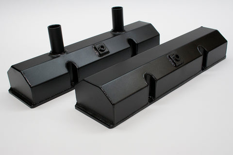 PRW - Valve Cover Set, Aluminum, Billet Rail For Short Bolts - 4035047