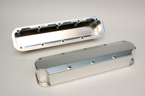 PRW - Valve Cover Set, Aluminum, Fabricated Billet Rail - 4036000