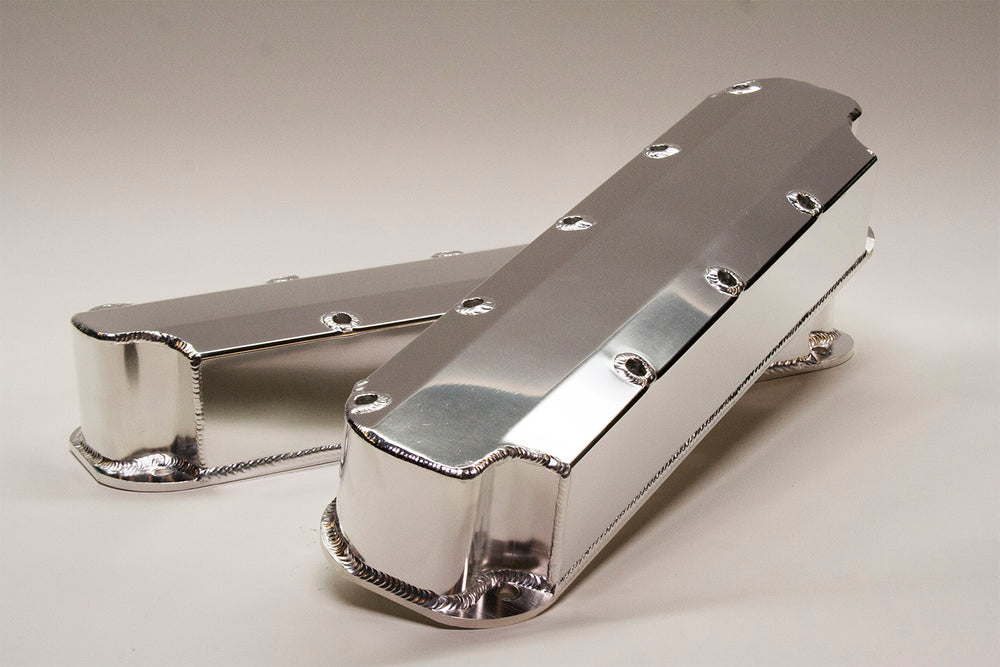 PRW - Valve Cover Set, Aluminum, Fabricated Billet Rail - 4036001