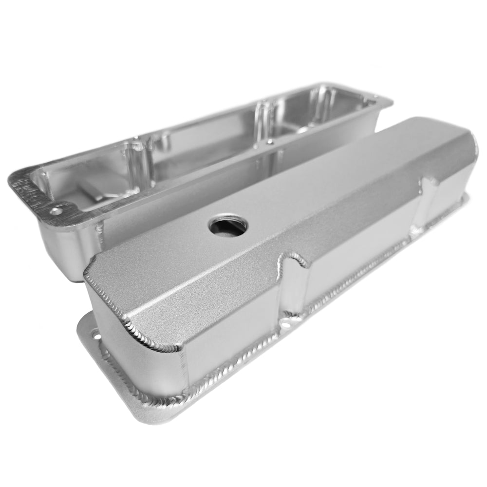 PRW - Valve Cover Set, Aluminum, Fabricated Billet Rail - 4039000