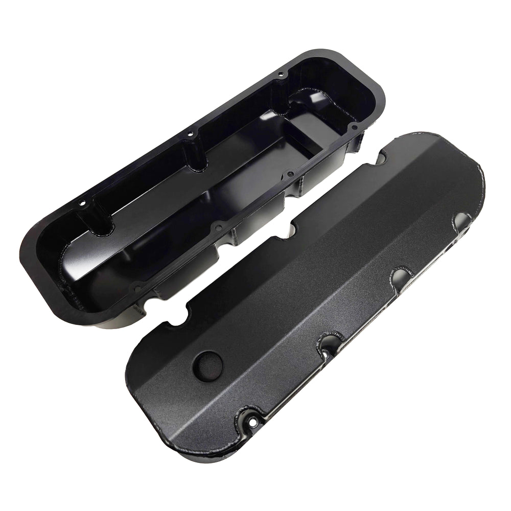 PRW - Valve Cover Set, Aluminum, Fabricated Billet Rail - 4045407