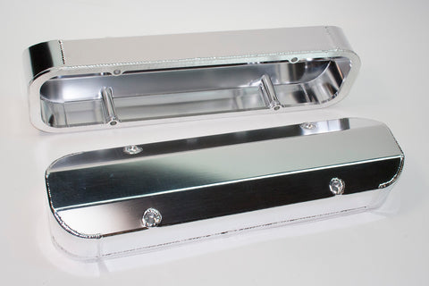 PRW - Valve Cover Set, Aluminum, Fabricated Billet Rail - 4045511