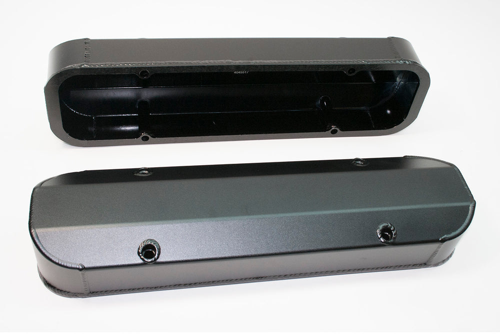 PRW - Valve Cover Set, Aluminum, Fabricated Billet Rail - 4045517