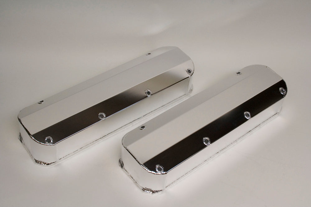 PRW - Valve Cover Set, Aluminum, Fabricated Billet Rail - 4046001