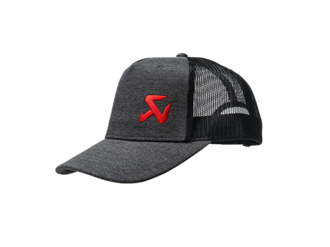 Akrapovic Logo Trucker Cap - Ash Grey / Black Mesh