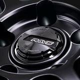 Gram Lights 57NR LIMITED II 18x8.5 +38 5-100 Semigloss Black Wheel w/ Black Cap/Stickers/Air Valve