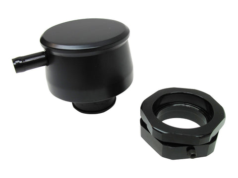 PRW - Valve Cover Breather Kit, Push In Style, Black Anodized - 4120443