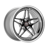 Weld S81 18x10 / 5x4.75 BP / 6.6in BS +28mm ET High Pad Black Center Wheel