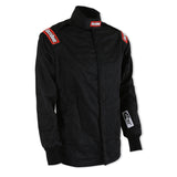 RaceQuip Black Chevron-5 Jacket SFI-5 - Medium
