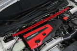 HPS Performance Aluminum Front Strut Tower Brace Bar, Red, 42-113R