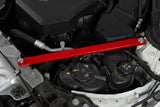 HPS Performance Front Billet Strut Bar Cross Brace, Red, 42-115R