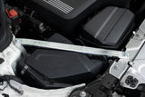 HPS Performance Front Billet Strut Bar Cross Brace, Black, 42-115WB