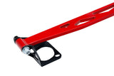 HPS Performance Aluminum Front Strut Tower Brace Bar, Red, 42-120R