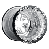 Weld Alpha-1 Pro 15x13 / 5x5.5 / 3 BS / 3.18 HB - Polished Center - Polished Shell - DBL MT Wheel