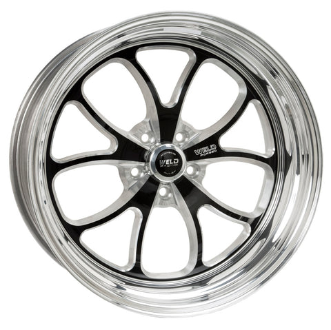 Weld S76 20x12 / 5x115mm BP / 6.75in. BS Black Wheel (3.18 ID High Pad)