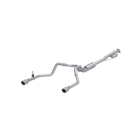 MBRP 2019+ Chevrolet Silverado 1500 / 2019+ GMC Sierra 1500 Alum. 3in Armor Lite Cat-Back Exhaust