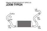 GReddy 92-96 Mark II JZX90 (T-24F) Trust Intercooler Kit