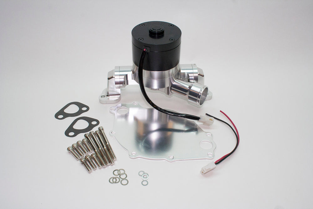PRW - WATER PUMP, BILLET HV ALUM, ELEC RACE, FORD - 4530221
