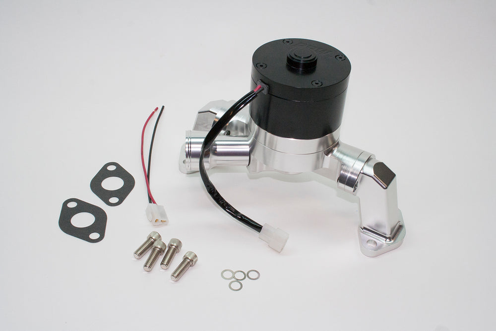 PRW - WATER PUMP, BILLET HV ALUM, ELEC RACE, CHEV - 4545421