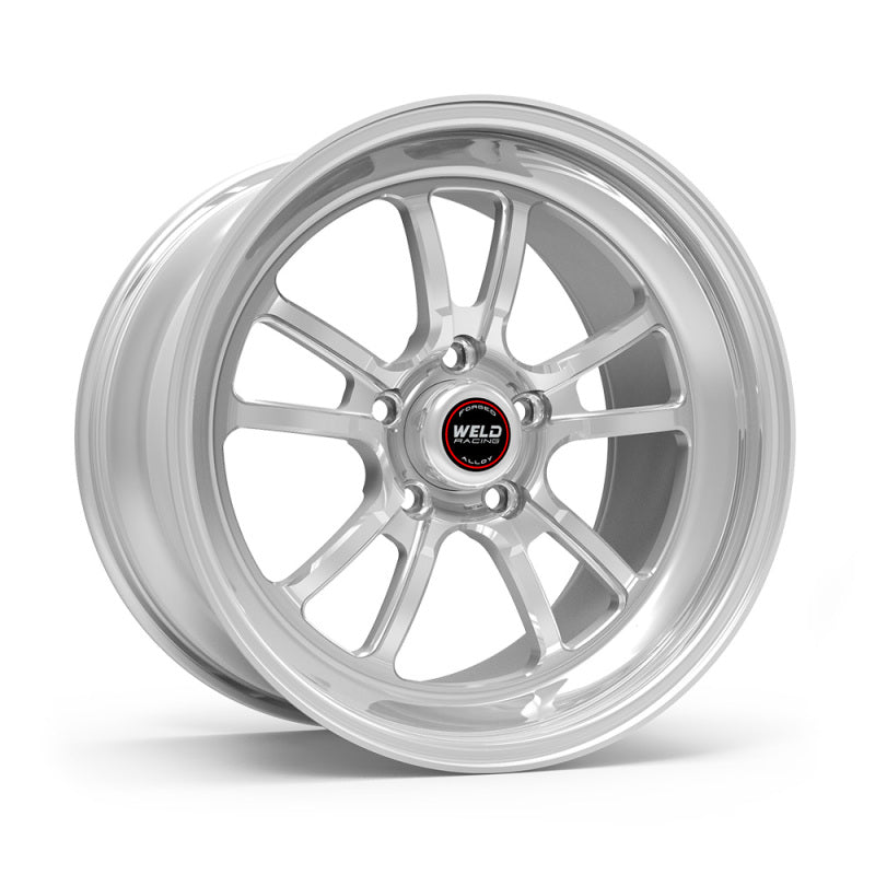 Weld S70 RT-S 17x10.5in / 5x120.65 BP / 7.8in. BS - Polished Center - Polished Shell Wheel
