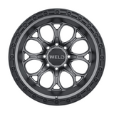 Weld Ledge 8 20x10 / 8x165.1 / 4.75 BS / 125.1 HB - Satin Gunmetal - Non-BL Wheel
