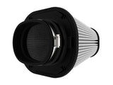 aFe Track Series Intake Pro DRY S Air Filter (6-1/8x4-1/8)IN F x(9-1/4x7-1/4)IN B x(6x4)IN Tx7-1/8IN