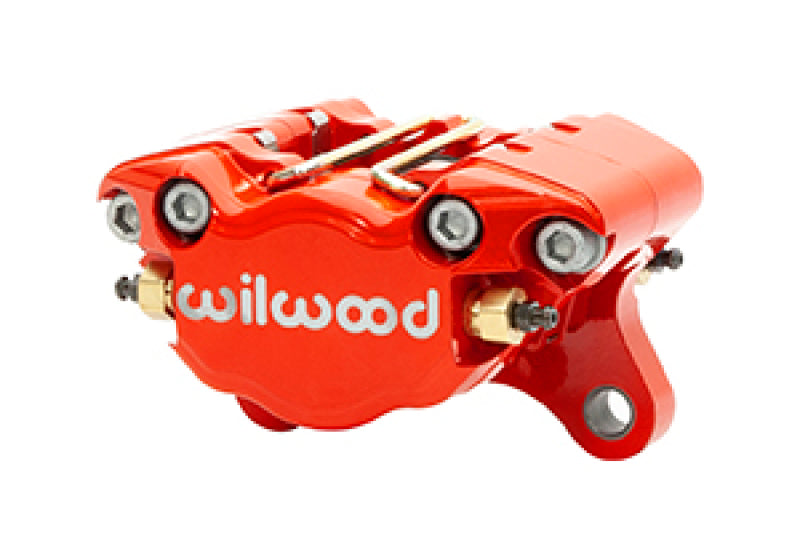 Wilwood Caliper-Dynapro Single 3.75in Mount 1.38in Pistons .38in Disc - Red