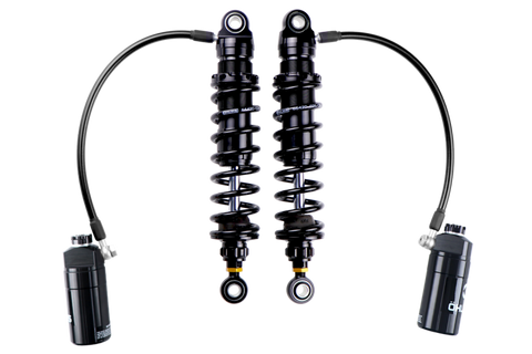 Ohlins 14-26 Harley FL Touring STX 36 Twin Blackline 13in Blk Reservoir Shocks Min 250lb-Max 575lb