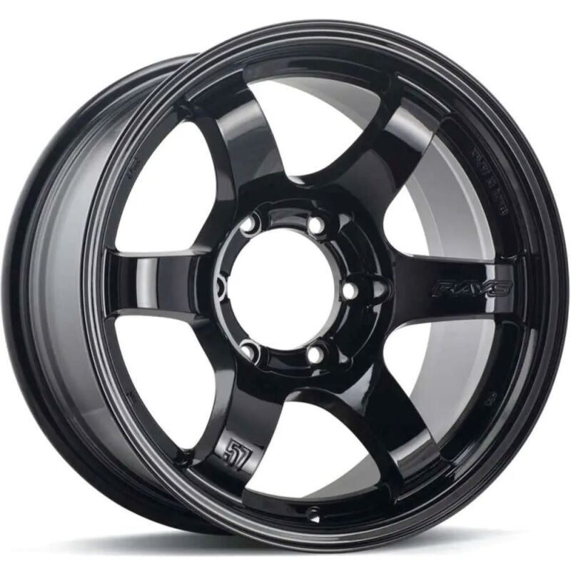 Gram Lights 57DR-X 17X8.5 +00 6x139.7 Glossy Black