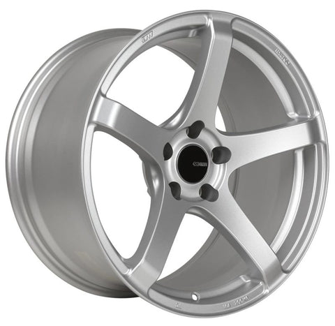 Enkei Kojin 18x8.5 35mm Offset 5x114.3 Bolt Pattern 72.6mm Bore Dia Matte Silver Wheel-MOQ 40
