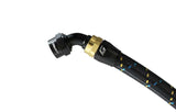 GReddy AN04 60 DEGREE HOSE END SWIVEL BLACK/GOLD ANODIZED