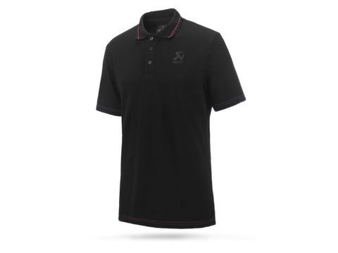 Akrapovic Corpo Polo Black Mens - XS