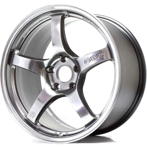 Gram Lights 57CR 17X9 +38-5x114.3 Grace Silver Wheel