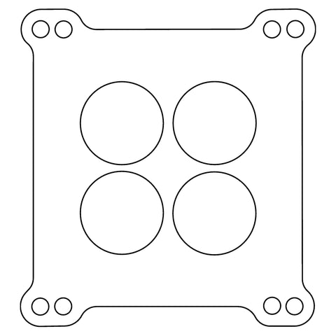 Cometic Carter AFB Holley 4 Barrel .039in Fiber Carburetor Gasket - 4-Hole - Double Drilled