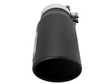 aFe MACH Force-Xp Universal Exhaust Tip 4 IN Inlet x 5 IN Outlet x 12 IN L- Black Tip