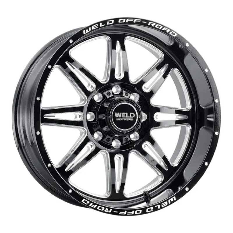 Weld Cheyenne 20x10 / 8x180 / 4.75 BS / 124.3 HB - Gloss Black Milled - Non-BL Wheel