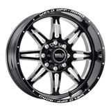 Weld Cheyenne 22x12 / 8x165.1 / 4.75 BS / 125.1 HB - Gloss Black Milled - Non-BL Wheel