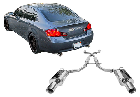 Infiniti G37/Q40 Stainless Steel Cat-Back Exhaust System For 09-13 Infiniti G37 Sedan, 2015 Q40 Stillen