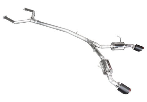Infiniti Q50 3.0t Cat Back Exhaust w/ Carbon Fiber Tips For 16-24 Infiniti Q50 3.0t Stillen