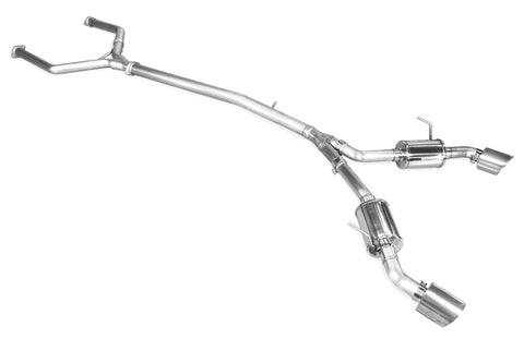 Infiniti Q50 3.0t Cat Back Exhaust System w/ Polished Tips 16-24 Infiniti Q50 3.0t Stillen