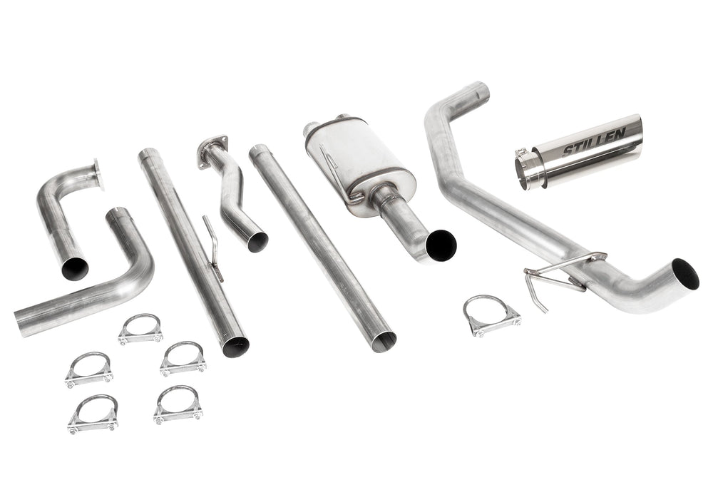 Nissan Titan Cat Back Exhaust 5.6L Non-XD 2WD/4WD Polished Tip For 16-21 Nissan Titan Non-XD 2WD/4WD Stillen