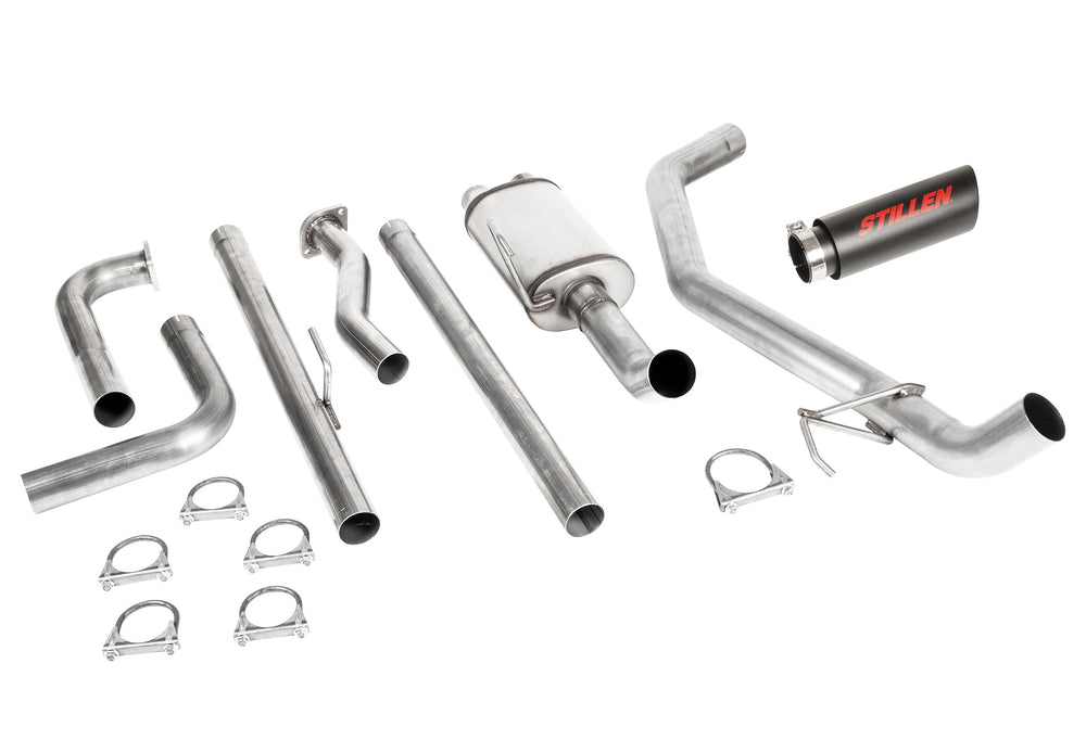 Nissan Titan Cat Back Exhaust 5.6L Non-XD 2WD/4WD Black Tip For 16-21 Nissan Titan Non-XD 2WD/4WD Stillen