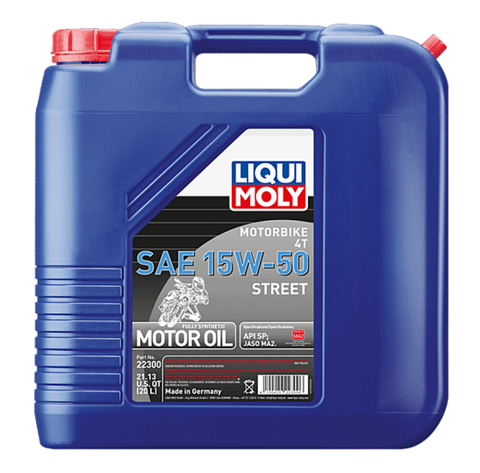 LIQUI MOLY 20L Motorbike 4T SAE 15W-50 Street